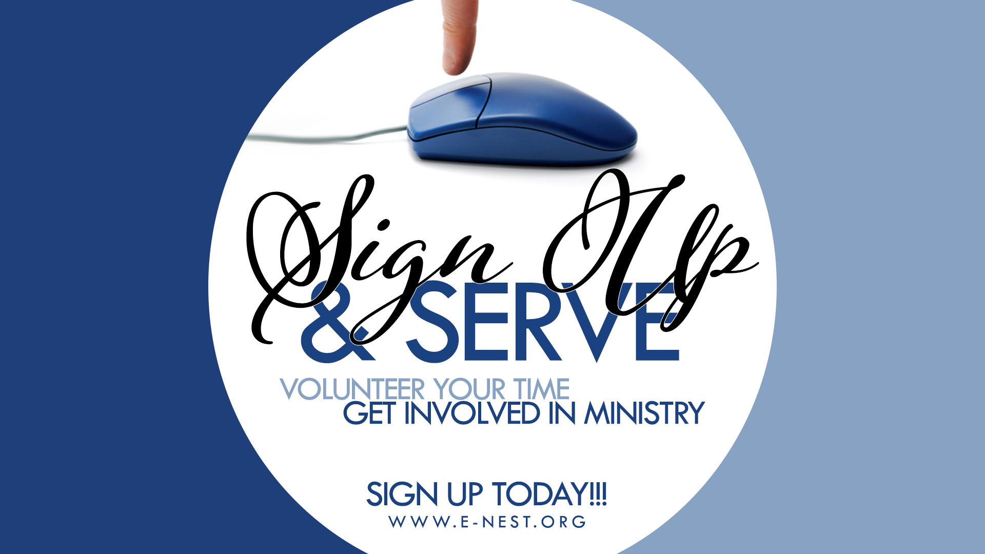 signup and serve